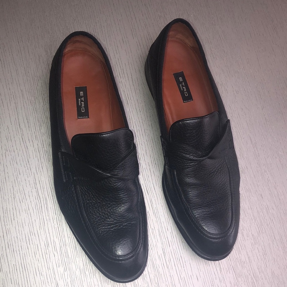ETRO leather moccasins Size 10